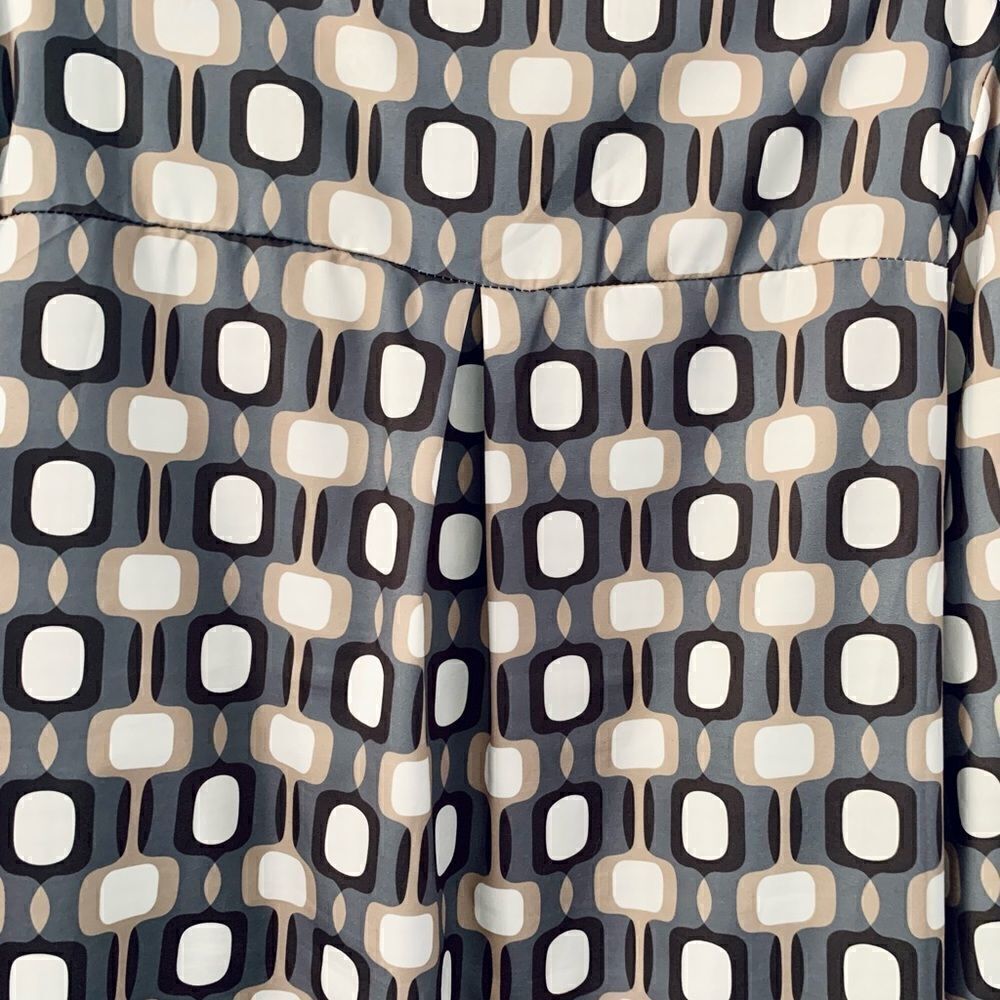 Laura Clement Abstract Print Blouse Size Large - Picture 8 of 8